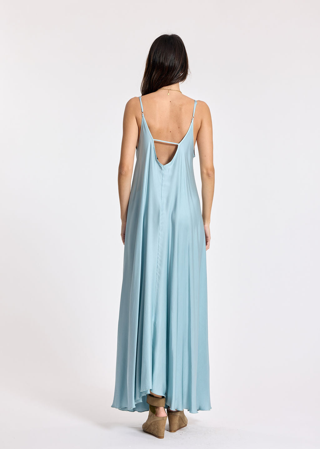 MAHE SKY THIN-STRAP DRESS