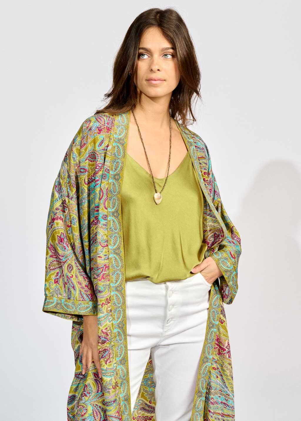 KIMONO LONG MANCHES LONGUES KIARA
