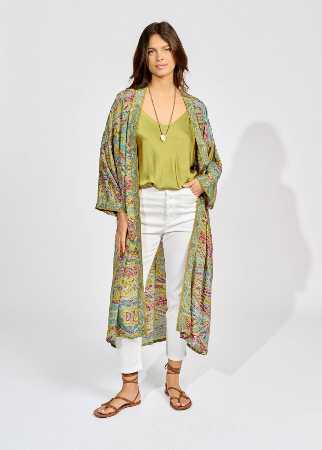 KIMONO LONG MANCHES LONGUES KIARA