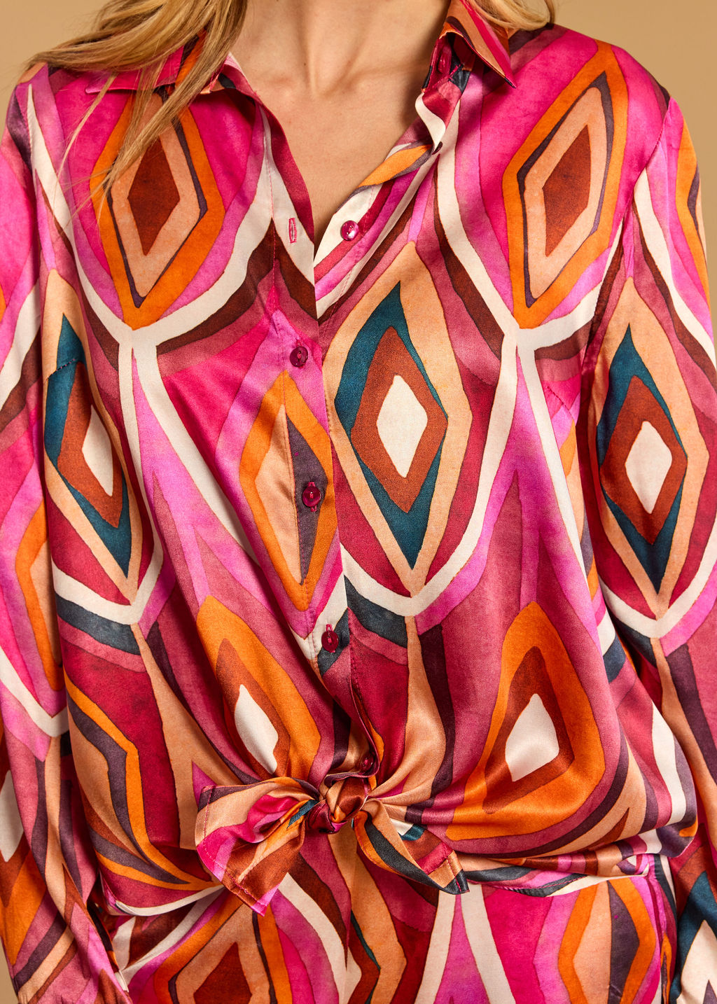 CHEMISE FLUIDE CRISTA PLUM