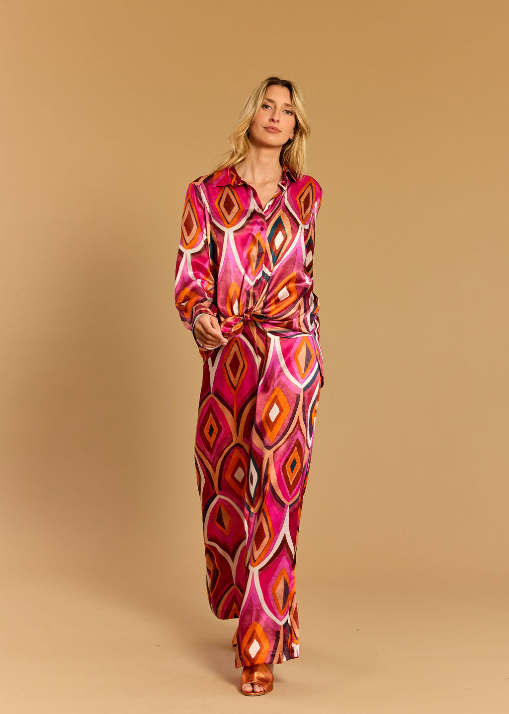 CHEMISE FLUIDE CRISTA PLUM