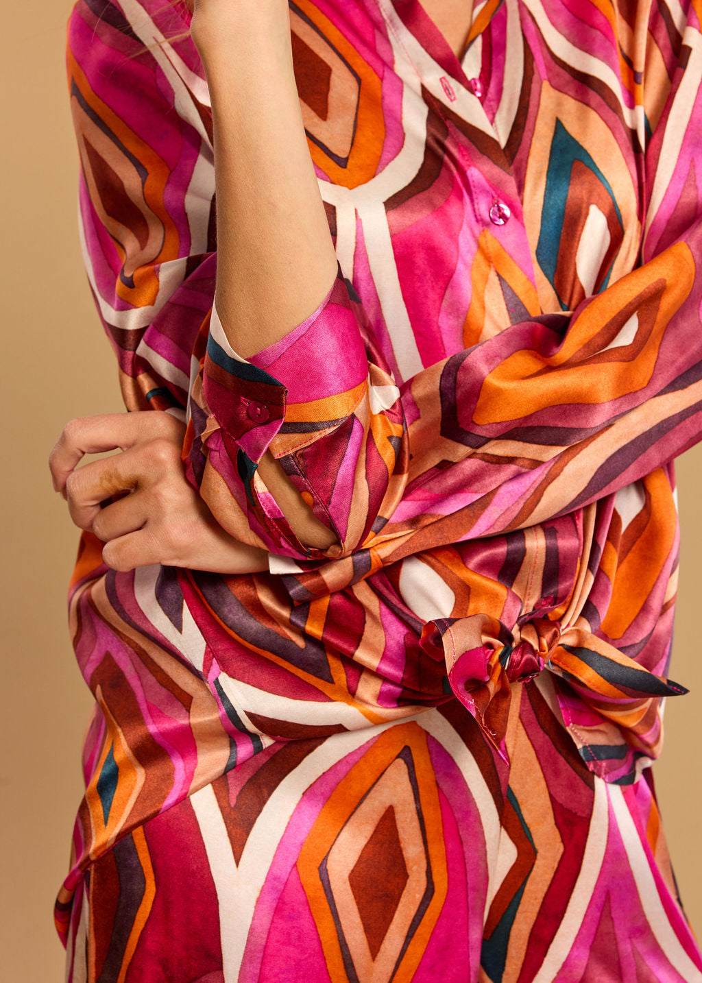 CHEMISE FLUIDE CRISTA PLUM