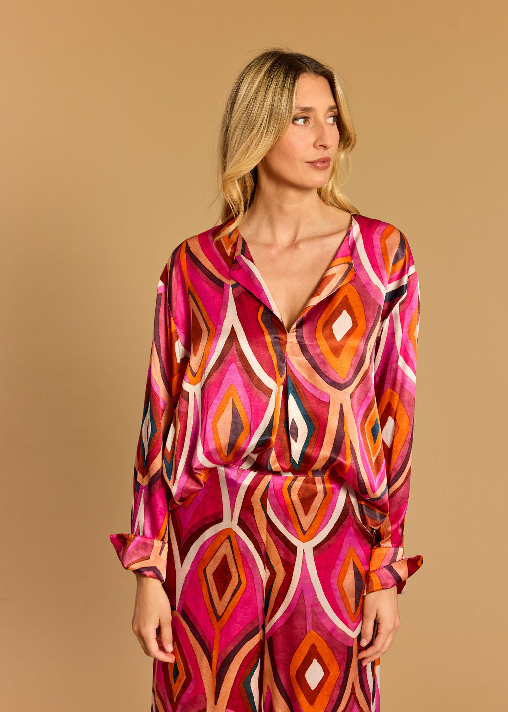 CHEMISE IMPRIMÉE SURI PLUM