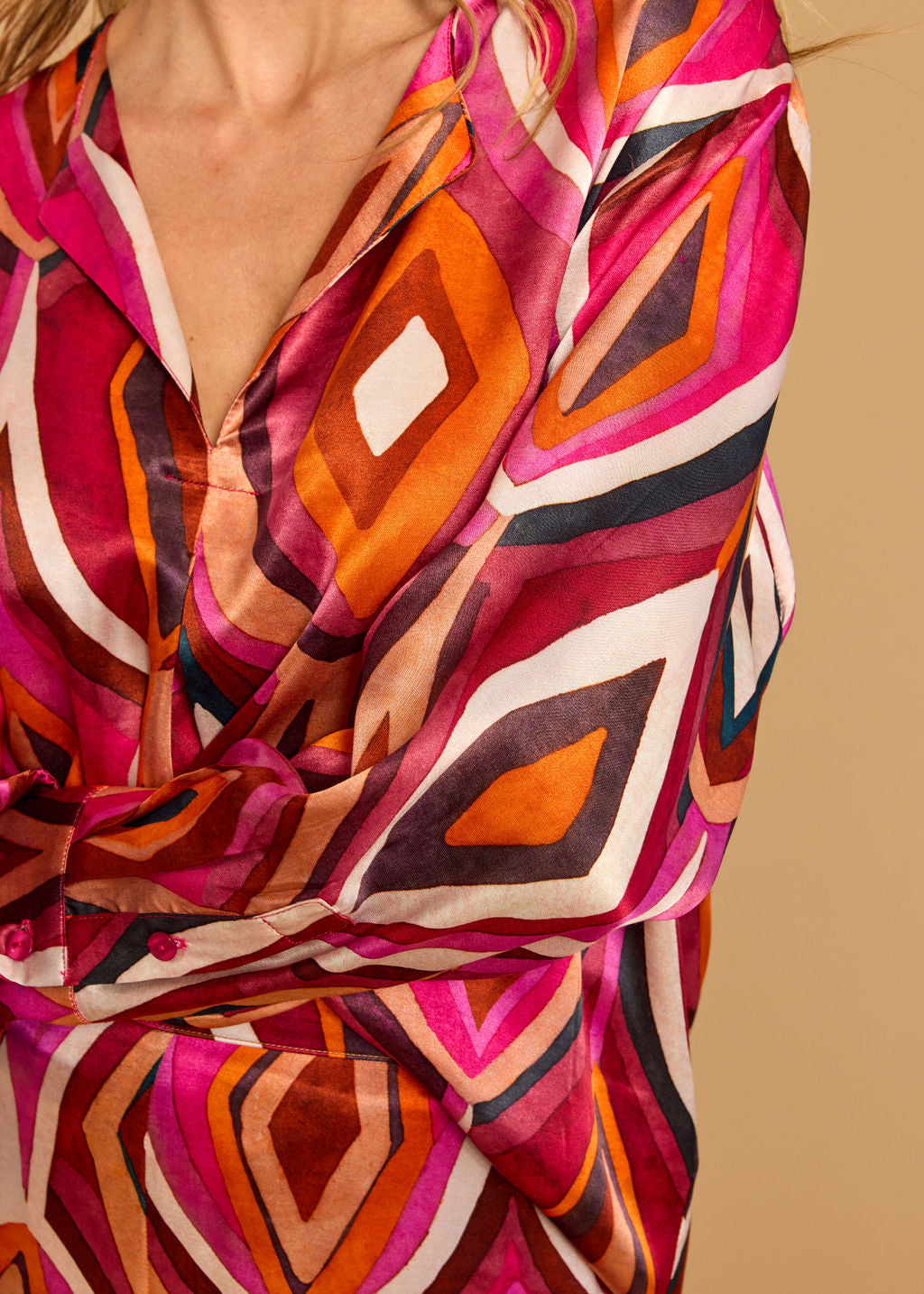 CHEMISE IMPRIMÉE SURI PLUM