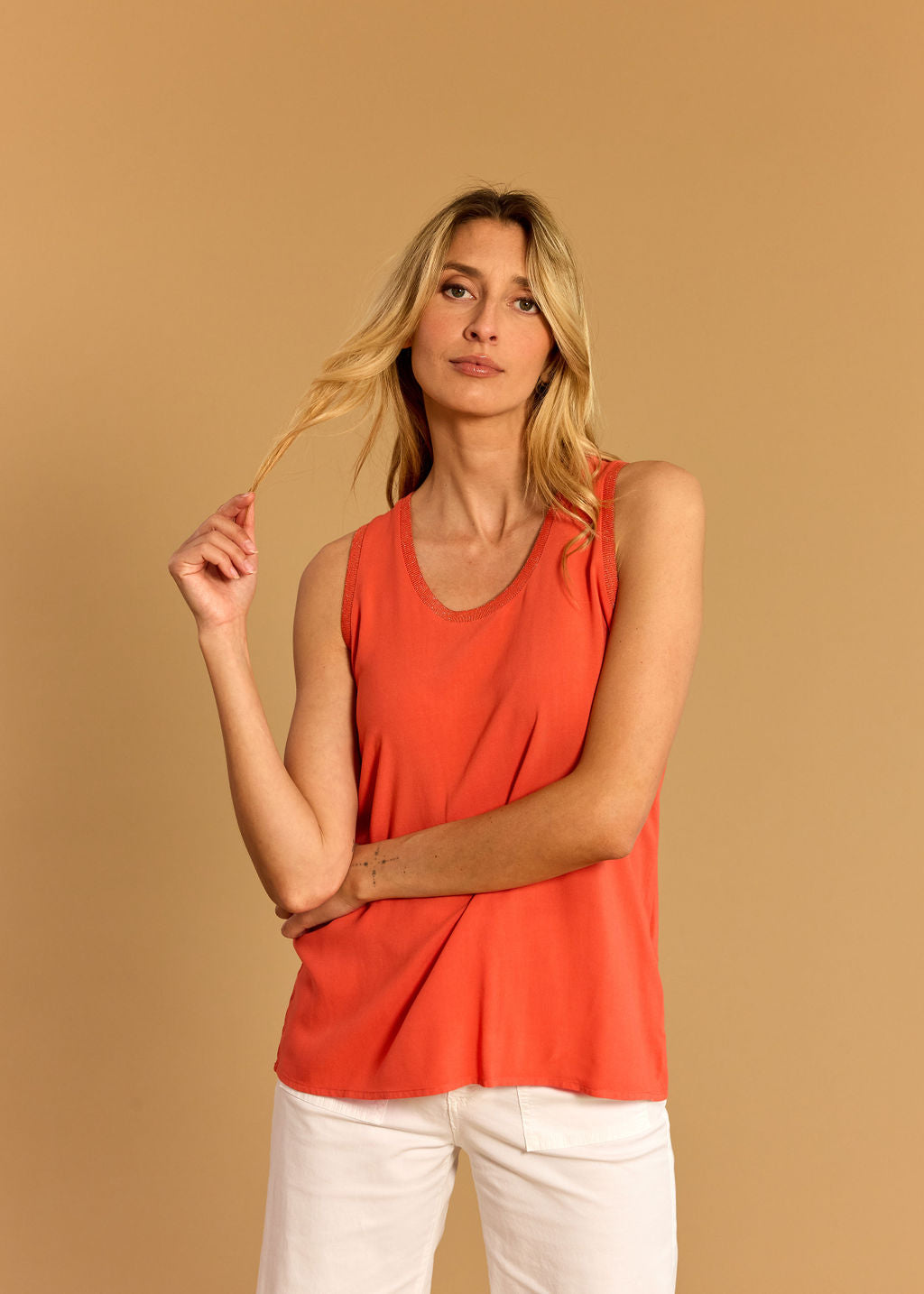 DÉBARDEUR DROIT BEN ORANGE