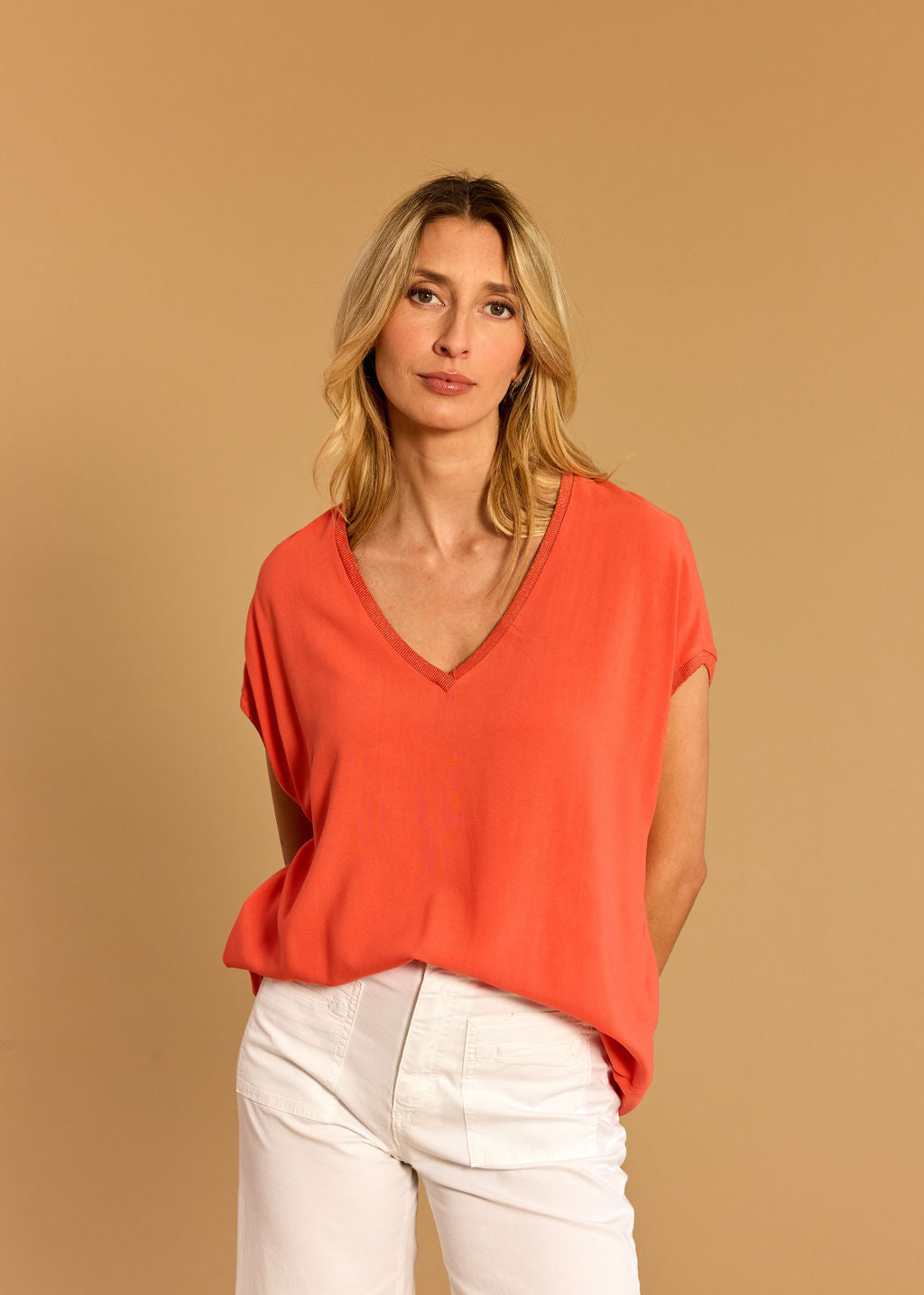 TOP OVERSIZE JEFF ORANGE