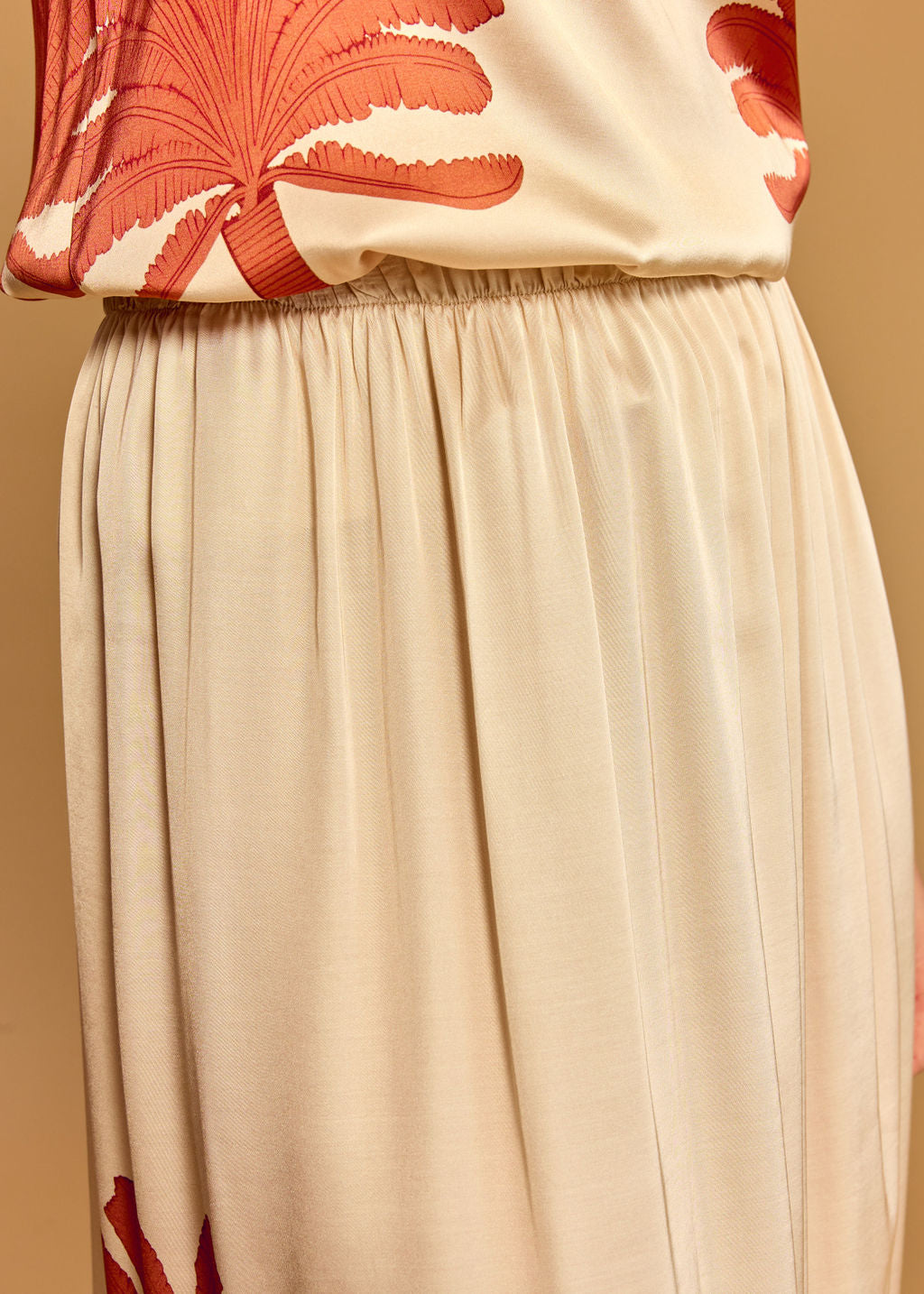 JUPE FLUIDE IMPRIMEE COLEEN CREAM