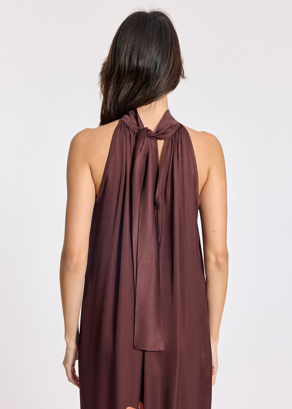 RUIZ CORAL LONG AMERICAN ARMHOLE DRESS