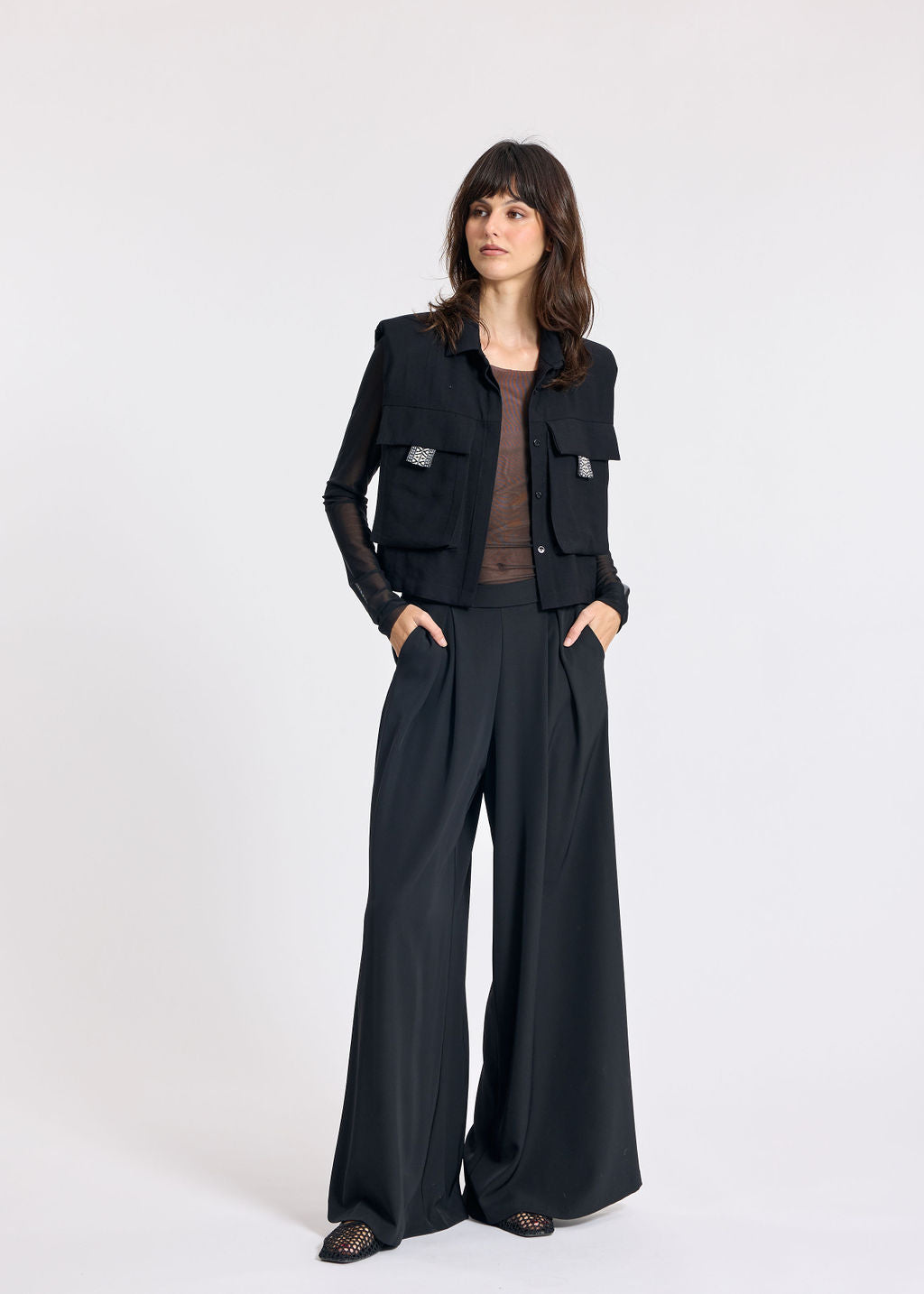 BOLÉRO COURT FILA NOIR