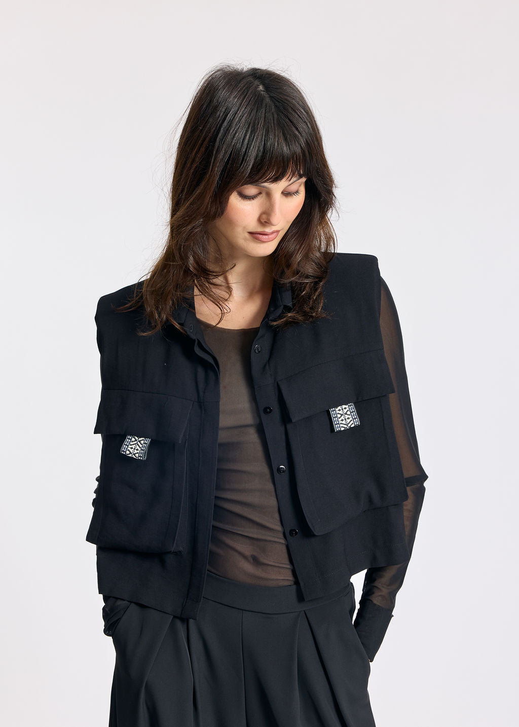 BOLÉRO COURT FILA NOIR