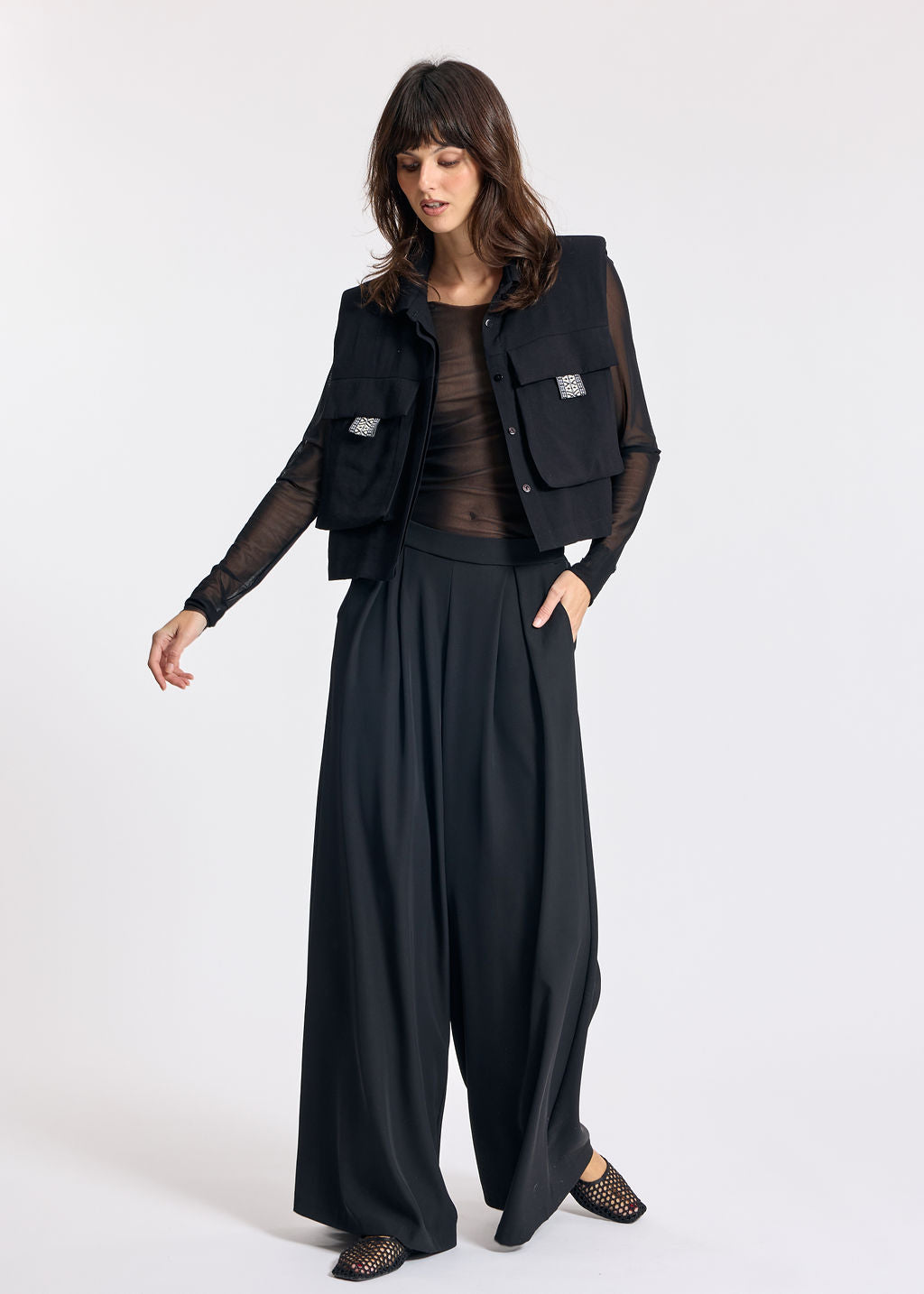 BOLÉRO COURT FILA NOIR