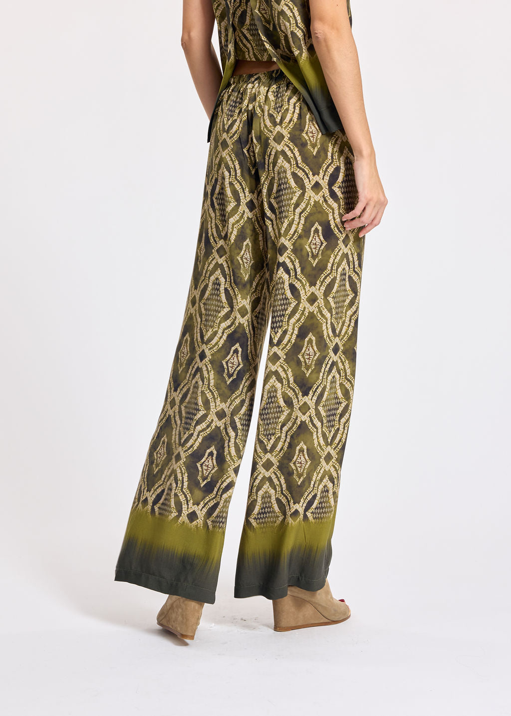 PANTALON 7/8ÈME IMPRIMÉ ROKO KAKI