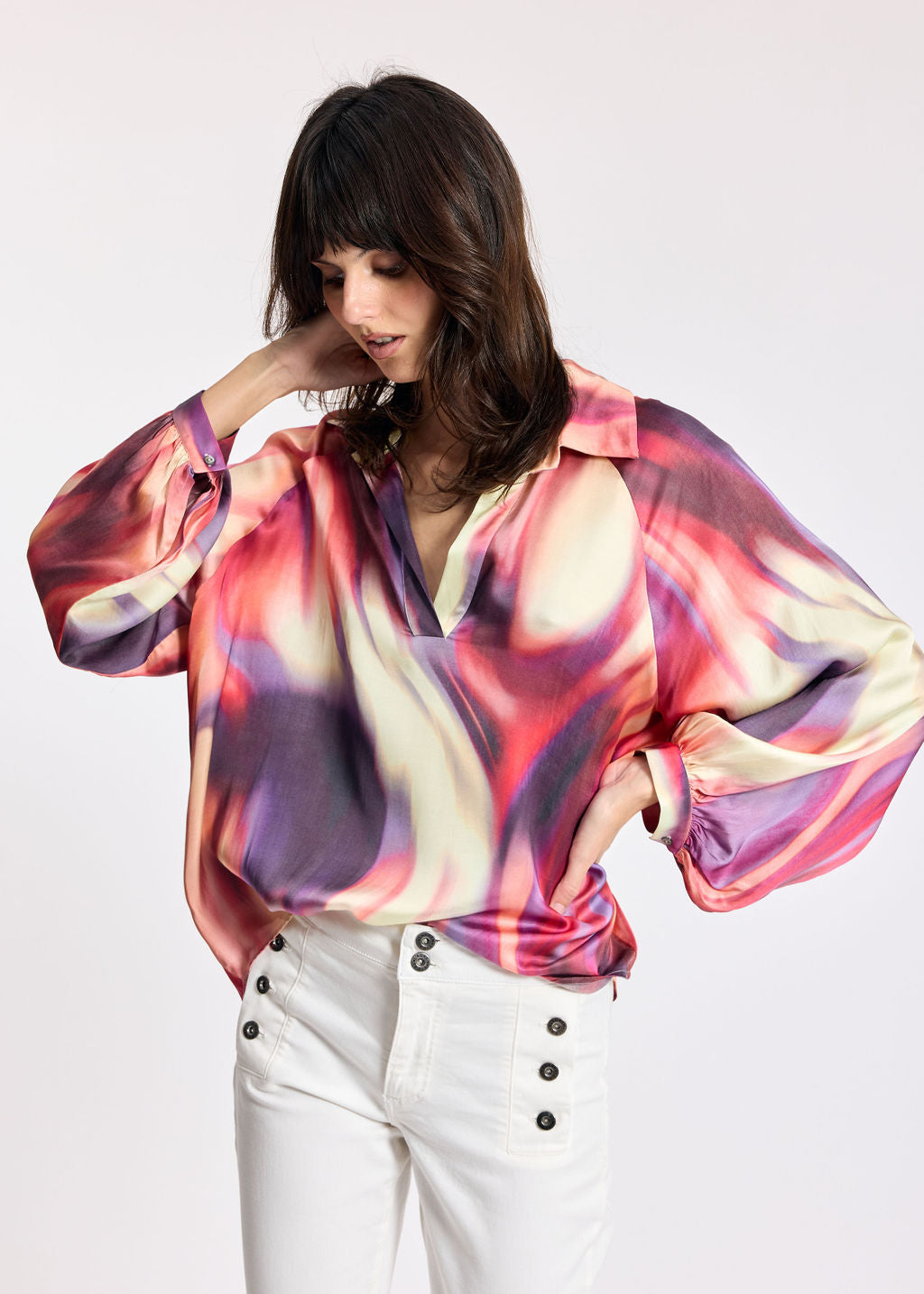 CHEMISE IMPRIMÉE MAOR FLAM