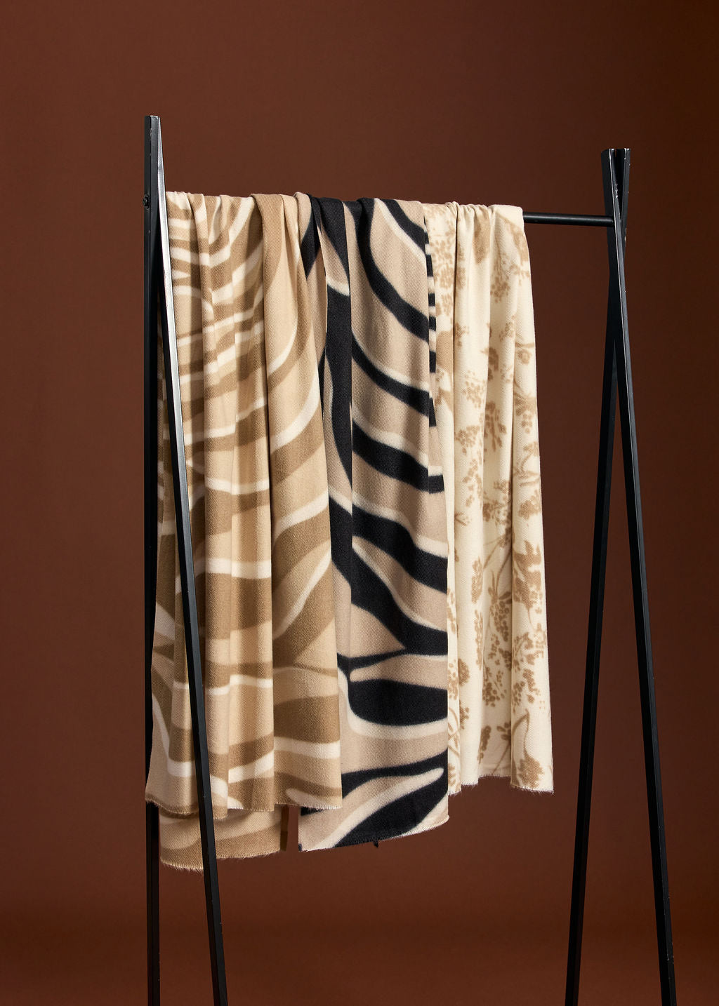 ECHARPE IMPRIMÉE MEIDI ECRU