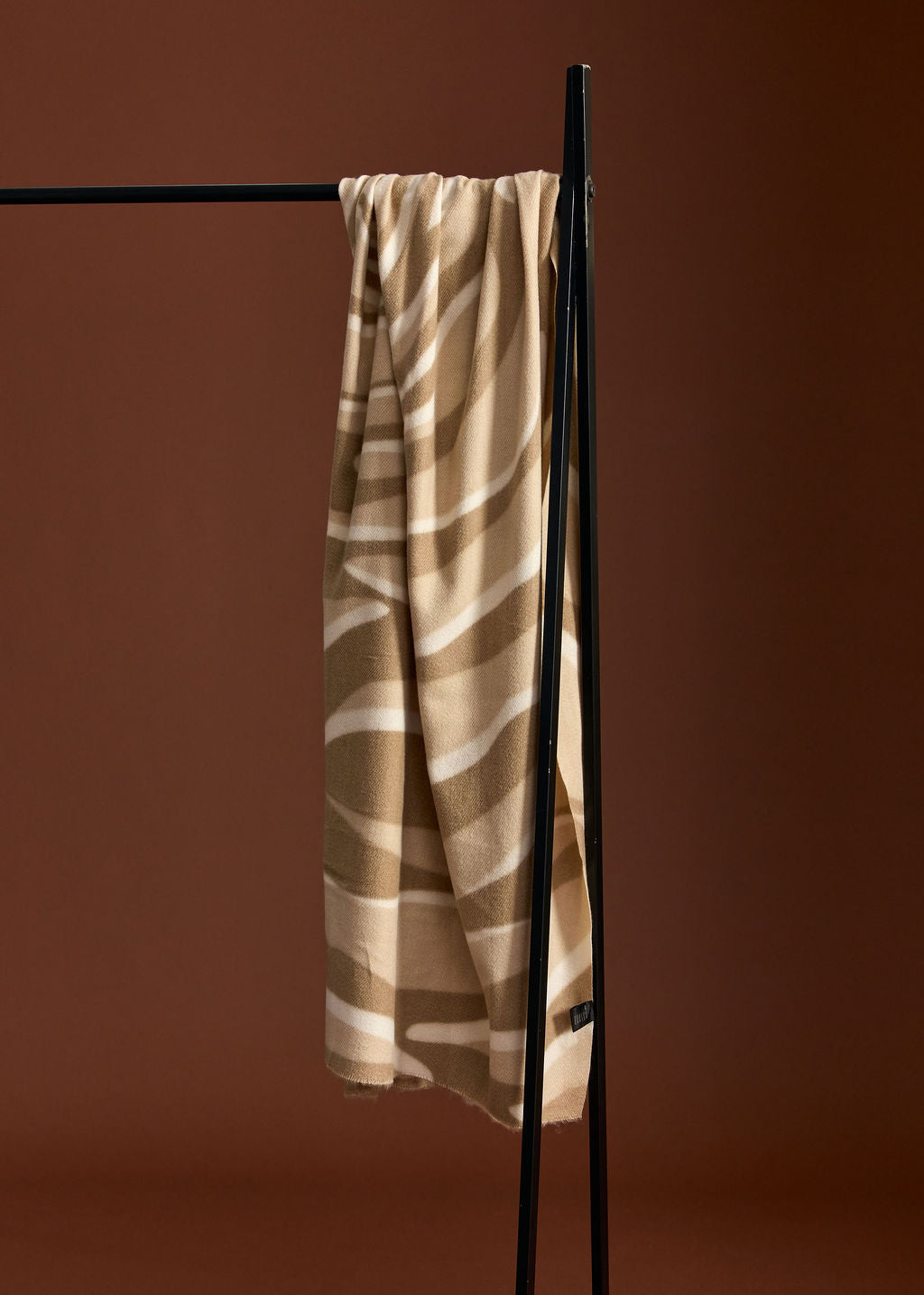 ECHARPE IMPRIMÉE MEIDI SABLE