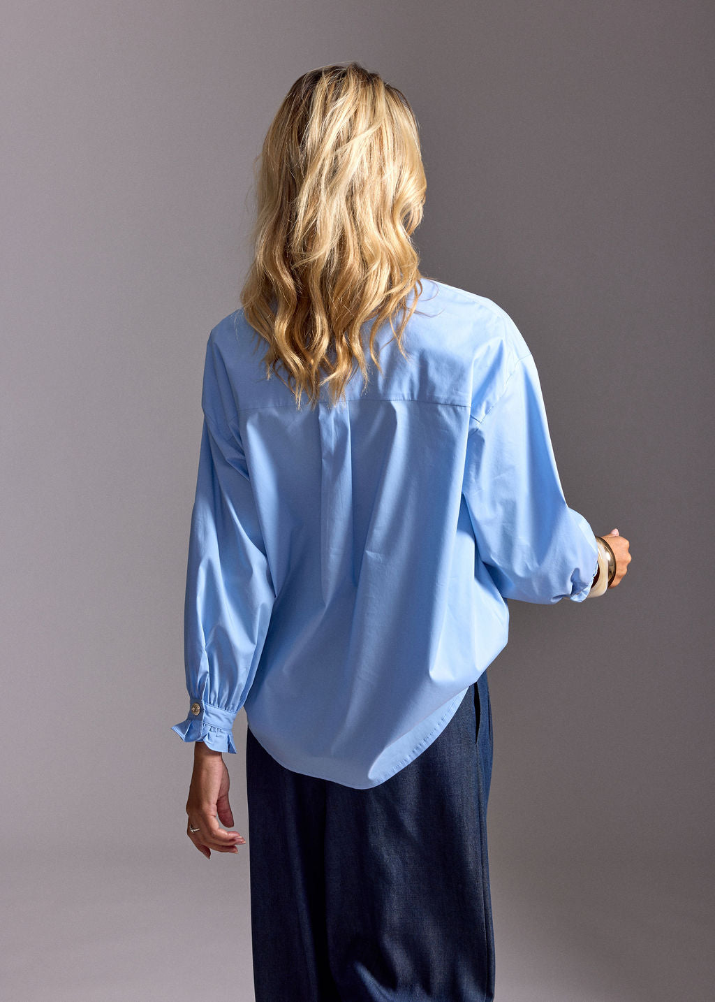 CHEMISE VOLANTÉE DIANA CIEL