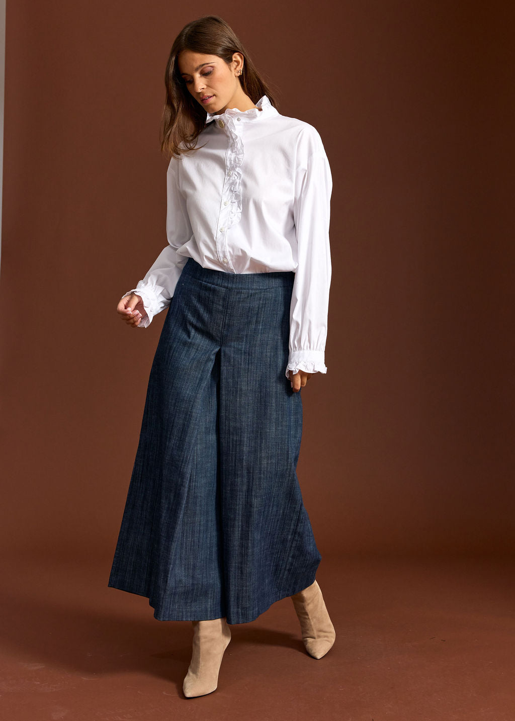 JUPE CULOTTE EN DENIM GUAPA