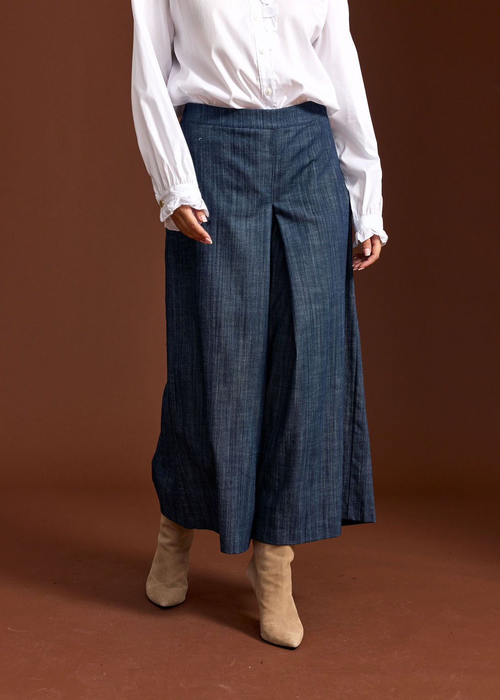 JUPE CULOTTE EN DENIM GUAPA