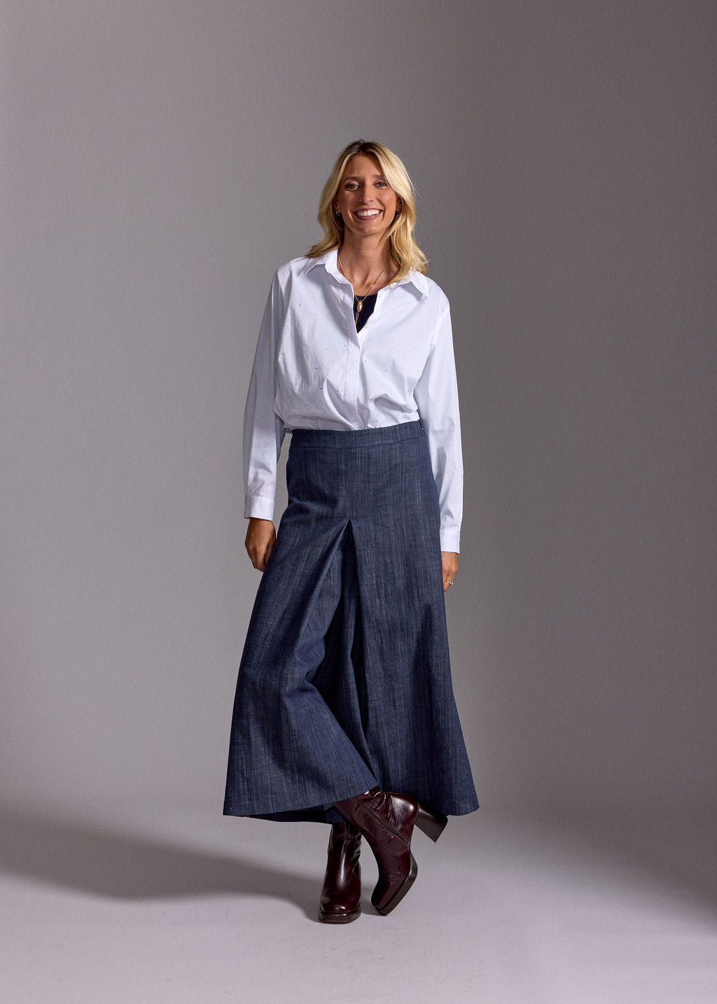 JUPE CULOTTE EN DENIM GUAPA
