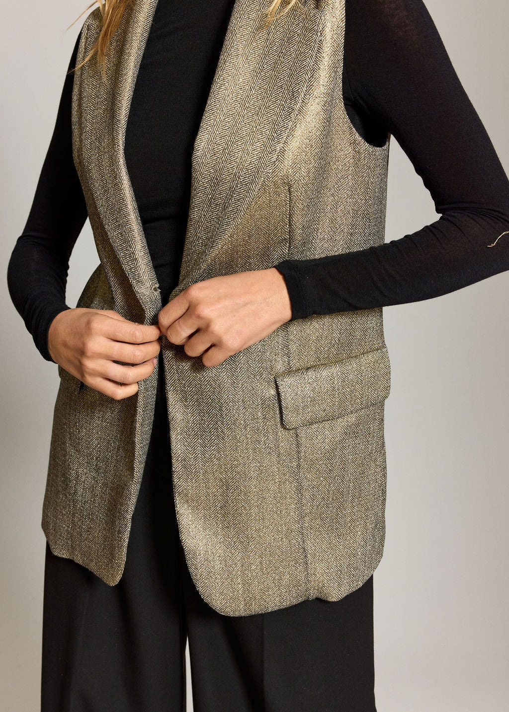 VESTE SANS MANCHES VALERIA GOLD