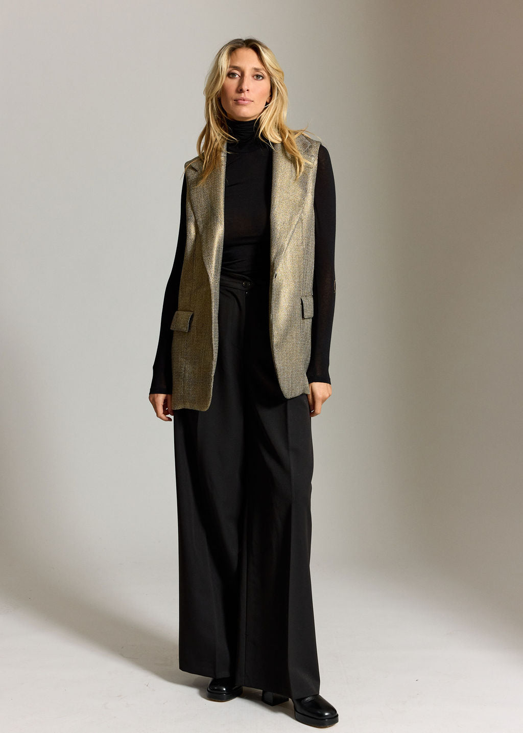 VESTE SANS MANCHES VALERIA GOLD