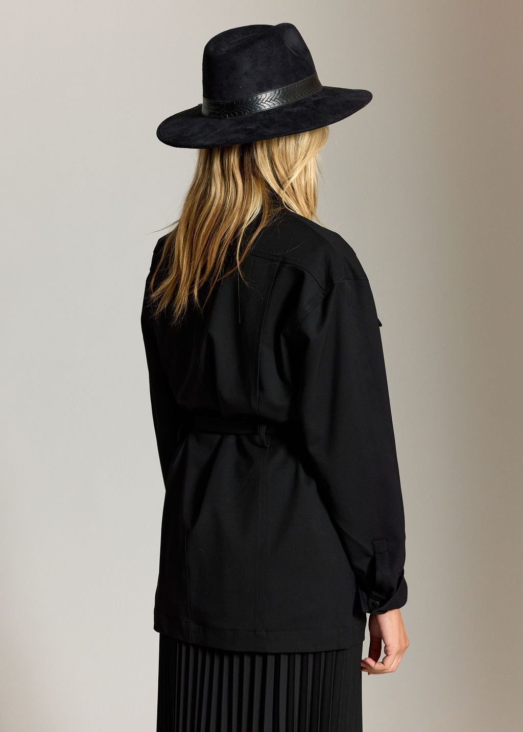 VESTE STYLE SAHARIENNE HARDY NOIR