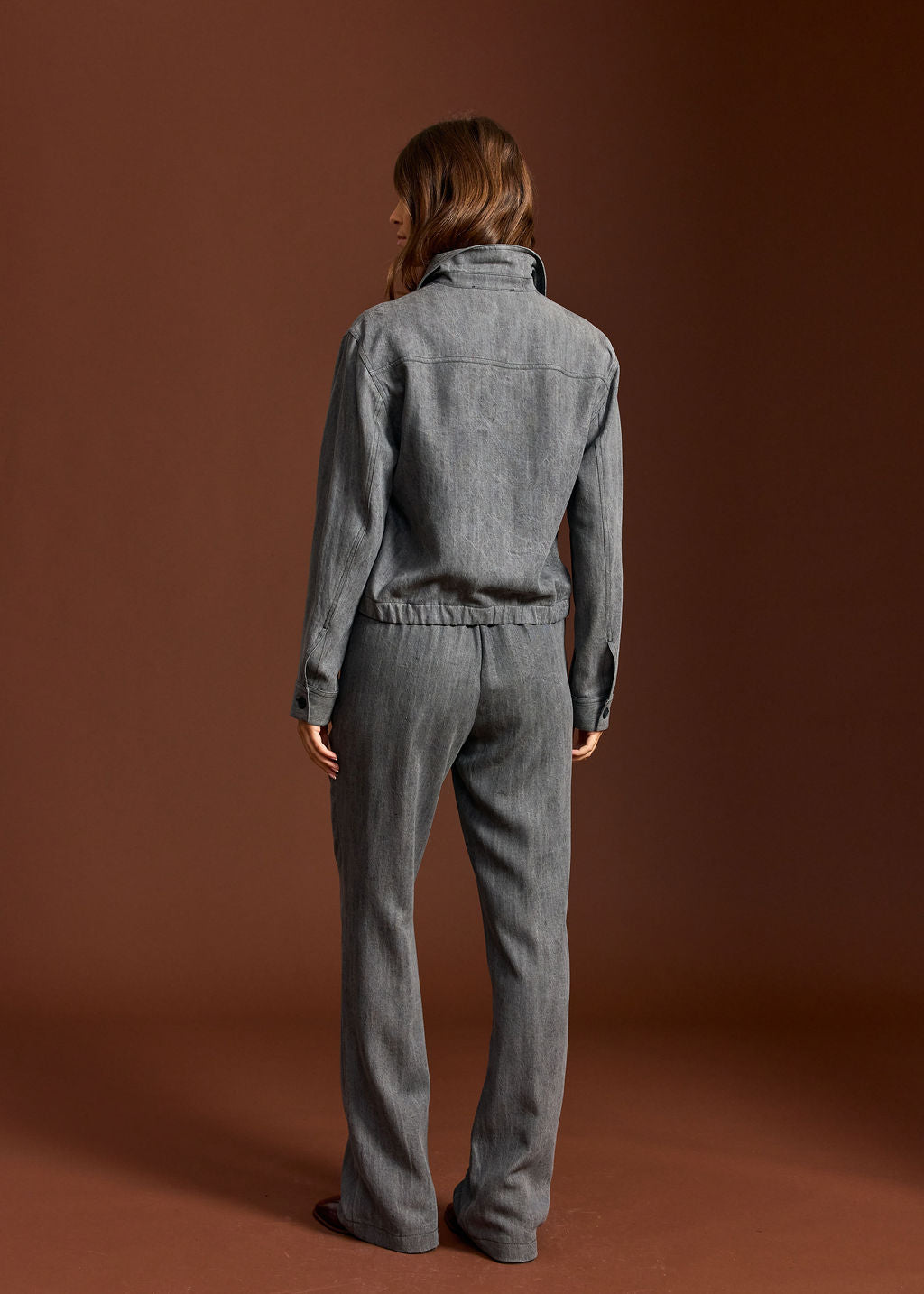 BLOUSON COURT JOEL GRIS