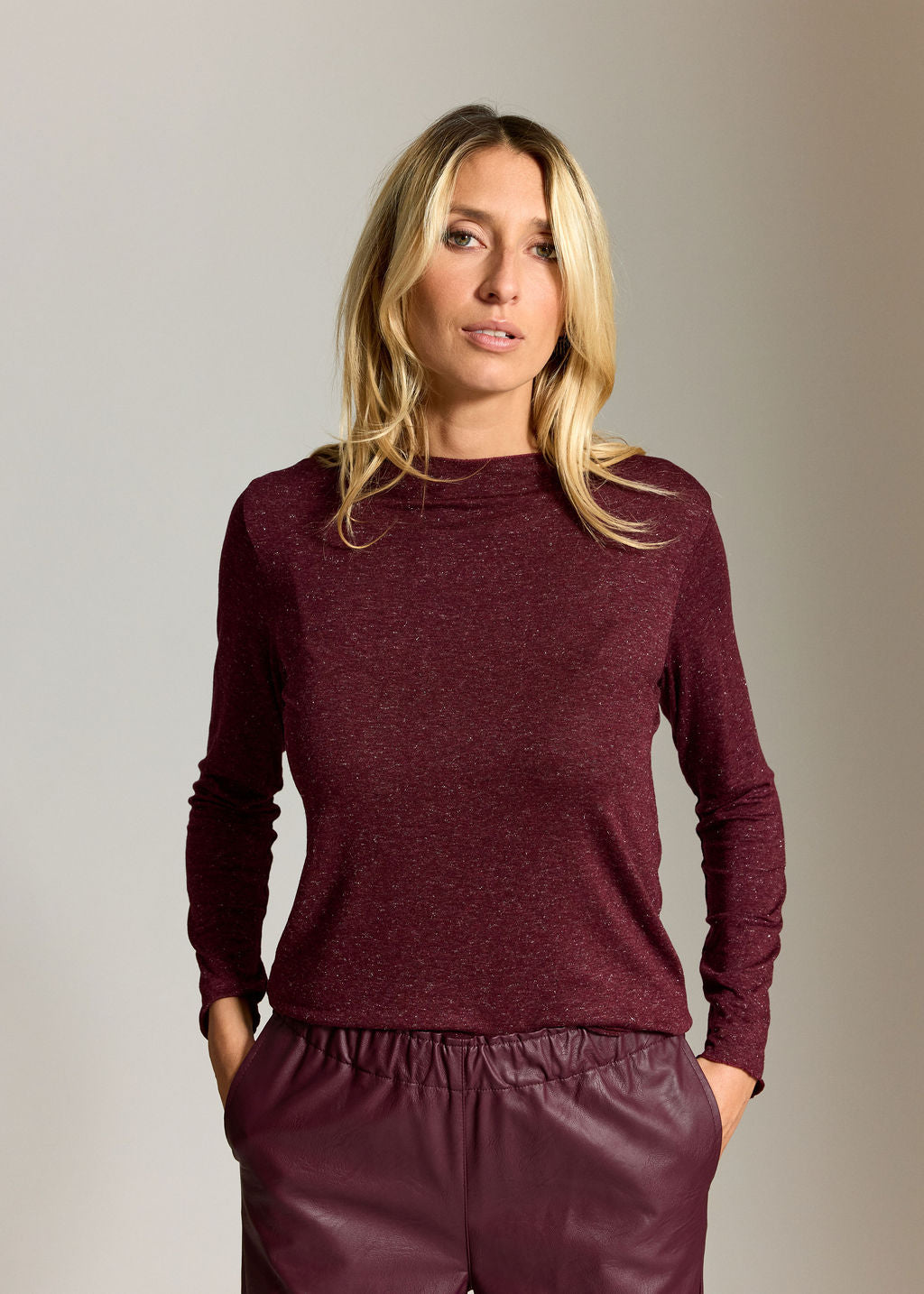 SOUS PULL IRISÉ LACI VINO