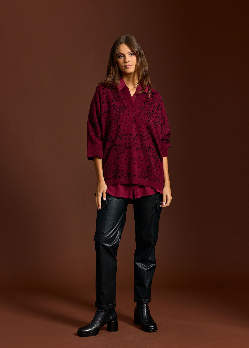 PULL BANDANAS SOKA BURGUNDI