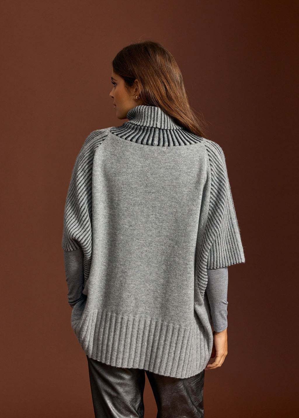 PULL NERVURÉ VILMAH GREY