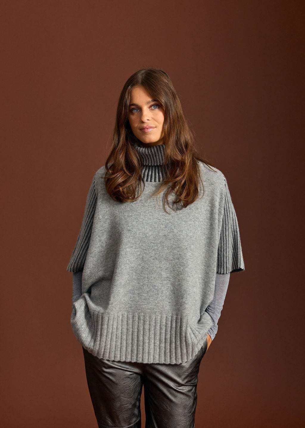 PULL NERVURÉ VILMAH GREY