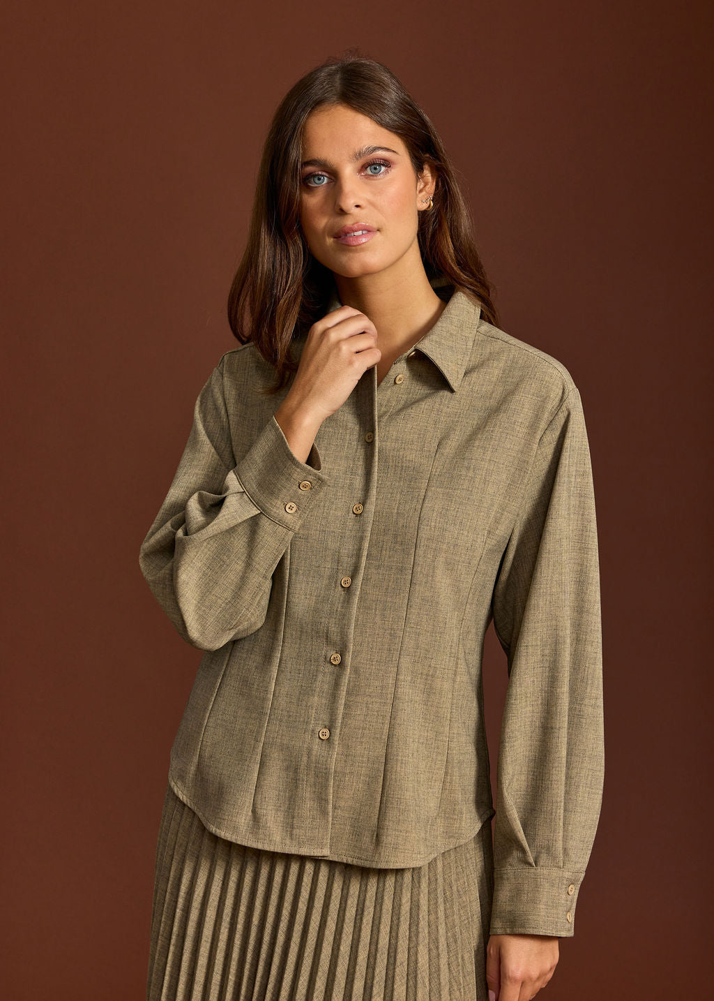 CHEMISE FITTÉE NINA LAITON