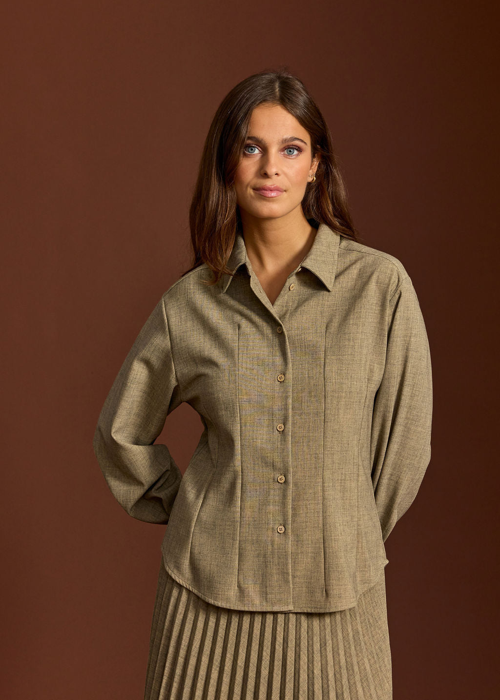 CHEMISE FITTÉE NINA LAITON