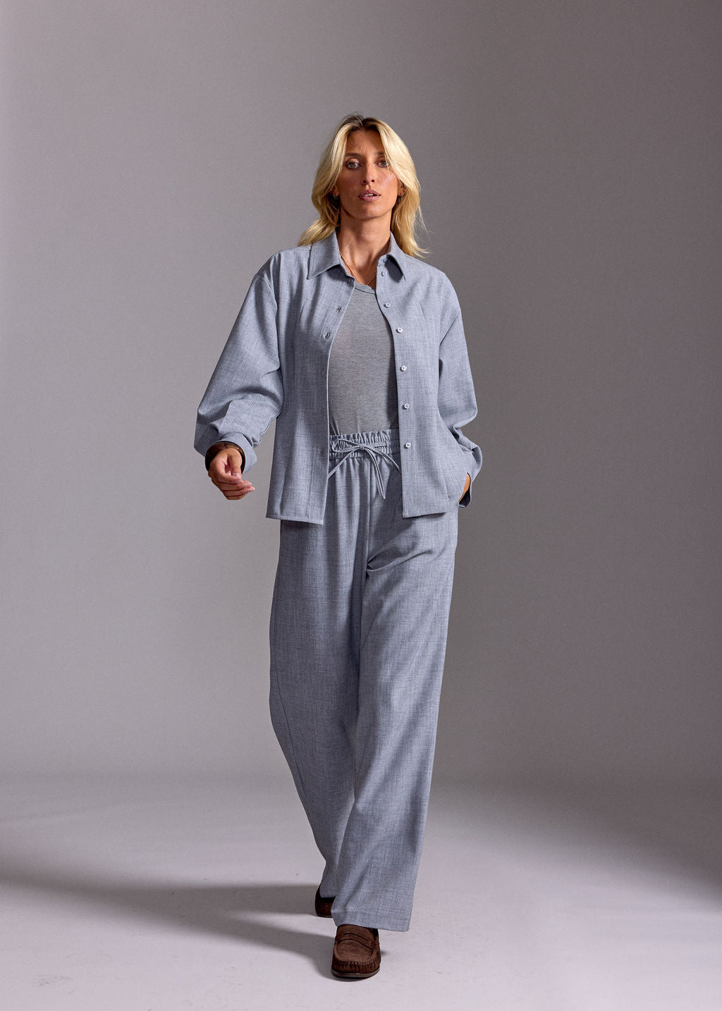 CHEMISE FITTÉE NINA PERLE