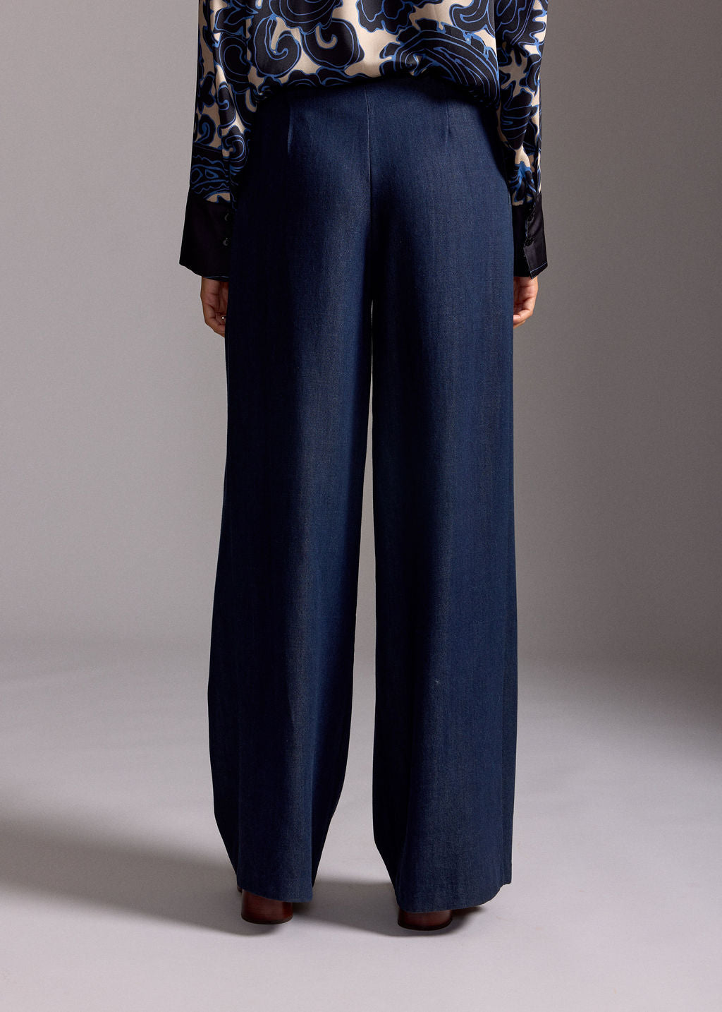 PANTALON FLUIDE EN LYOCELL FABIO DENIM