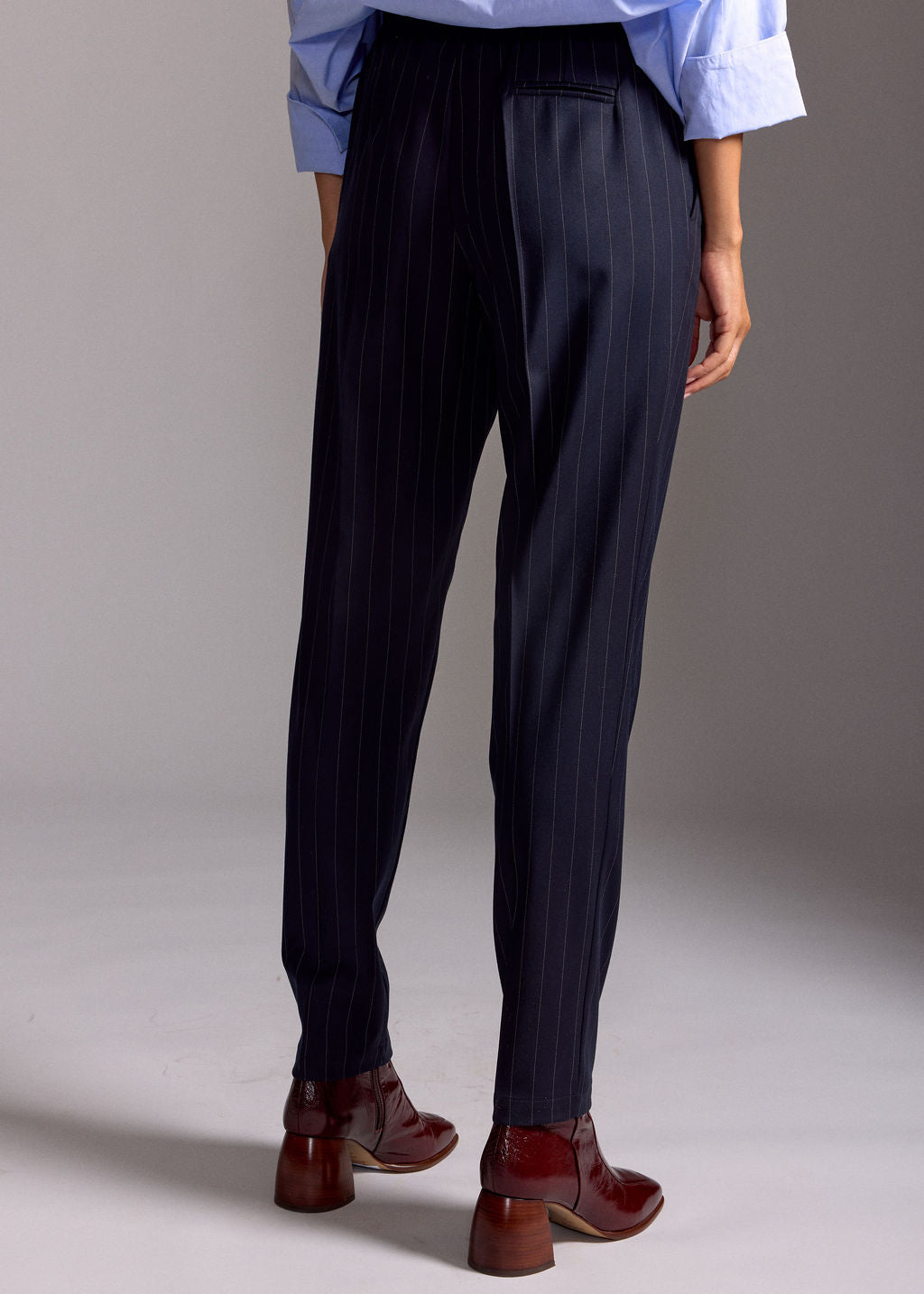 IVANE NUIT STRIPED TENNIS TAILORED PANTS