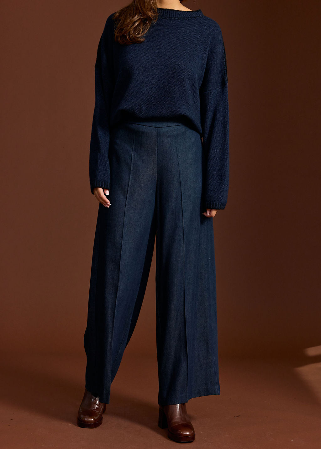 PANTALON 7/8IÈME PARSON DENIM