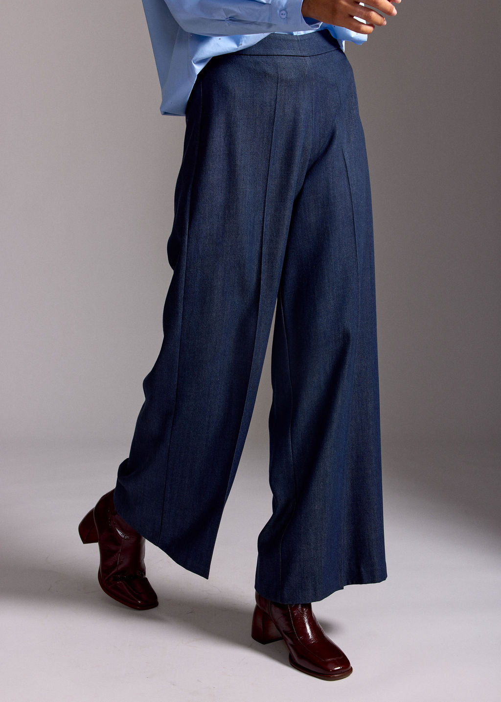 PANTALON 7/8IÈME PARSON DENIM