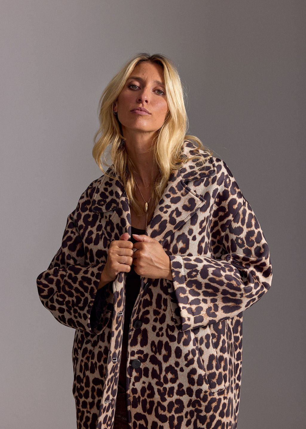 MANTEAU LONG LÉOPARD PHARELL WILD