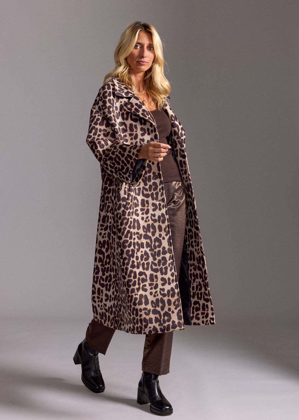 MANTEAU LONG LÉOPARD PHARELL WILD