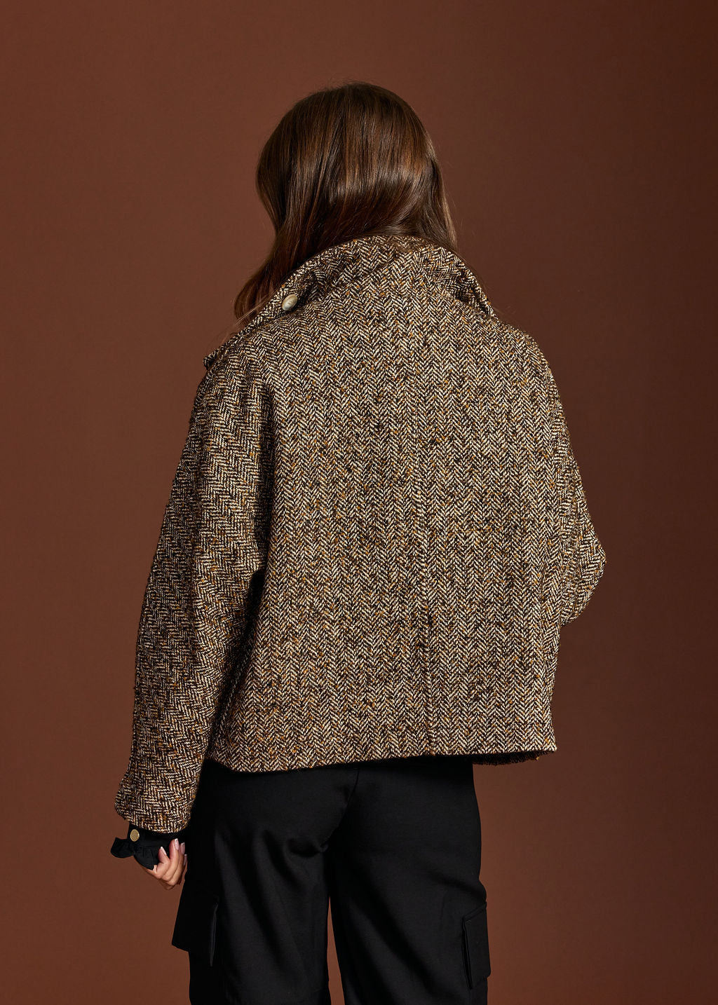 VESTE EN CHEVRON SILO CAFE