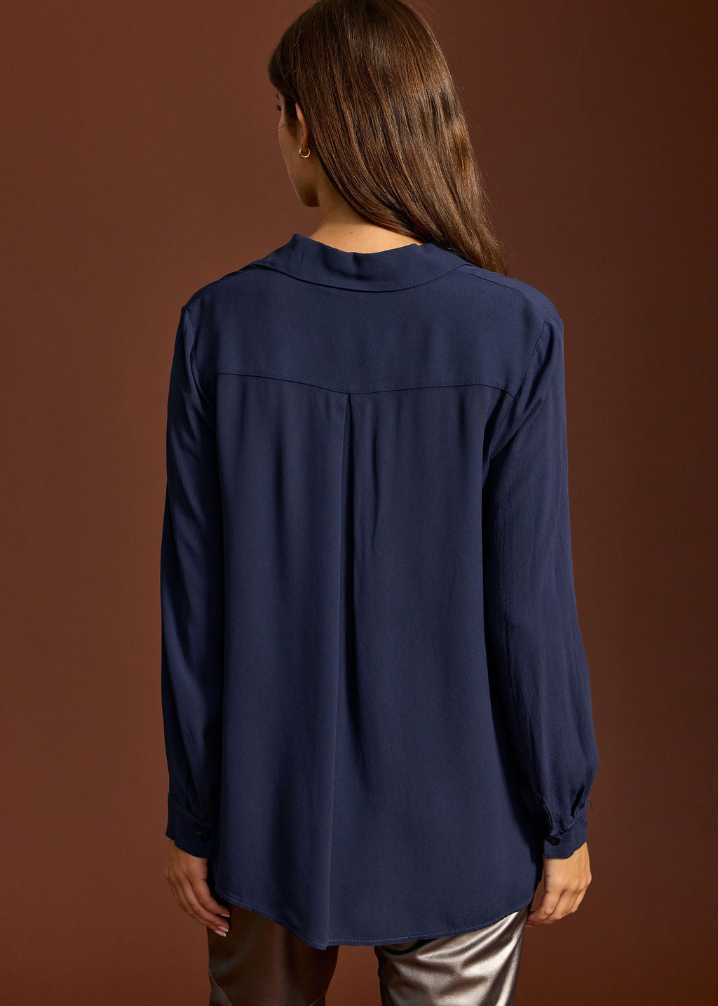 PLAIN FLUID SHIRT ORSO NUIT