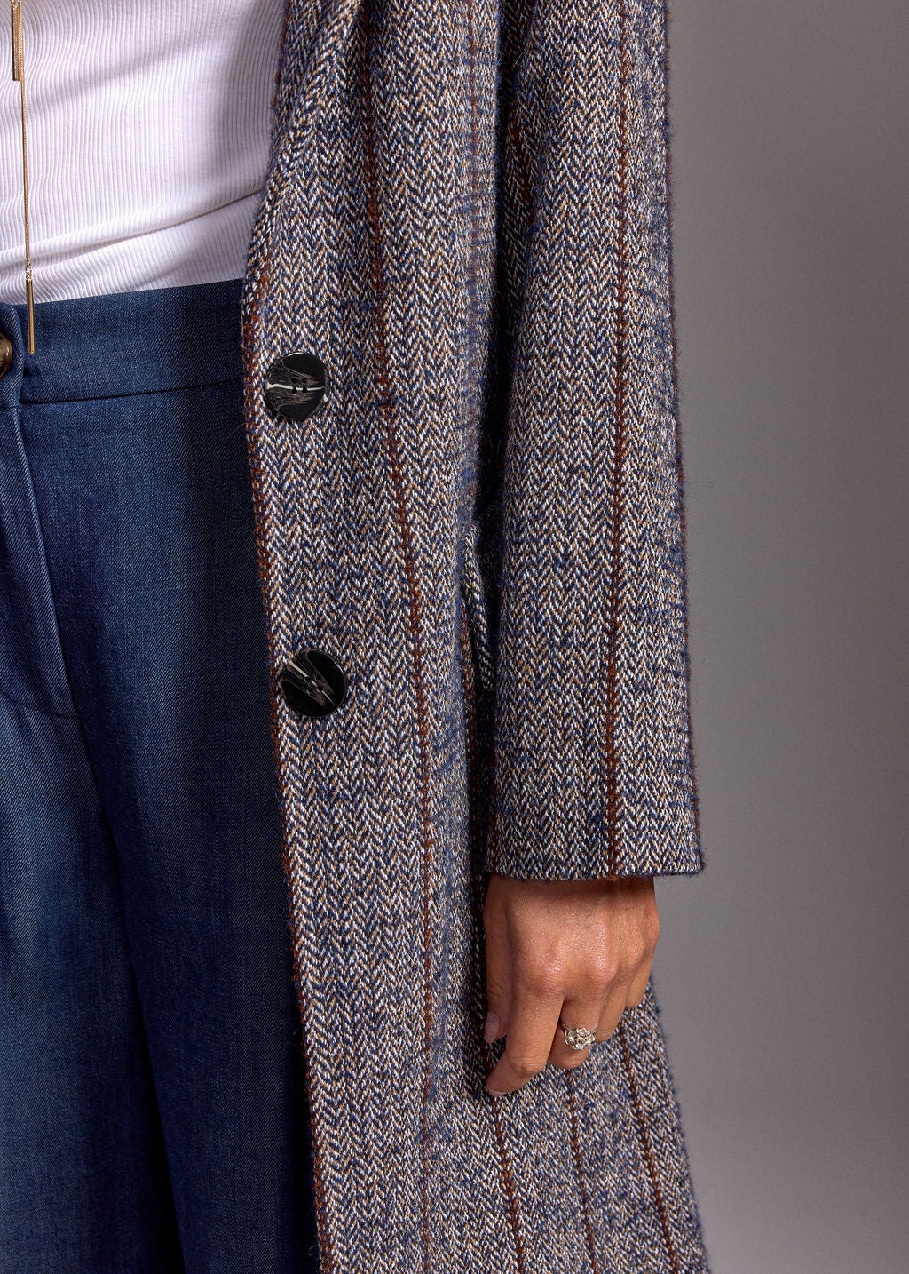 MANTEAU LONG EN LAINAGE AMAKO NUIT