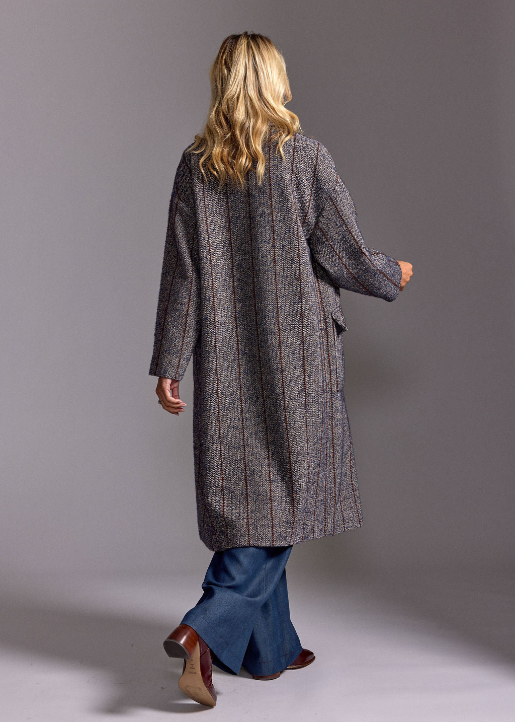 MANTEAU LONG EN LAINAGE AMAKO NUIT