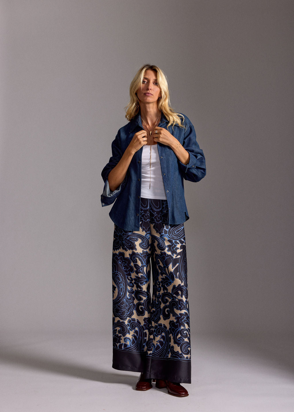 CHEMISE EN LYOCELL FARAH DENIM