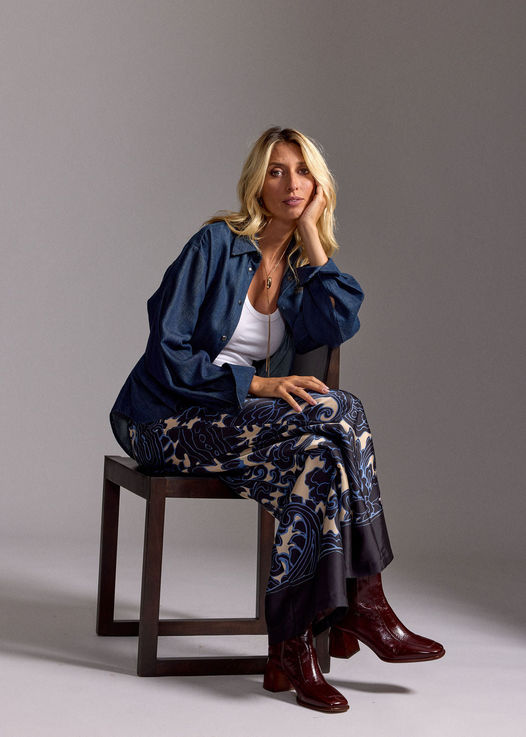 CHEMISE EN LYOCELL FARAH DENIM