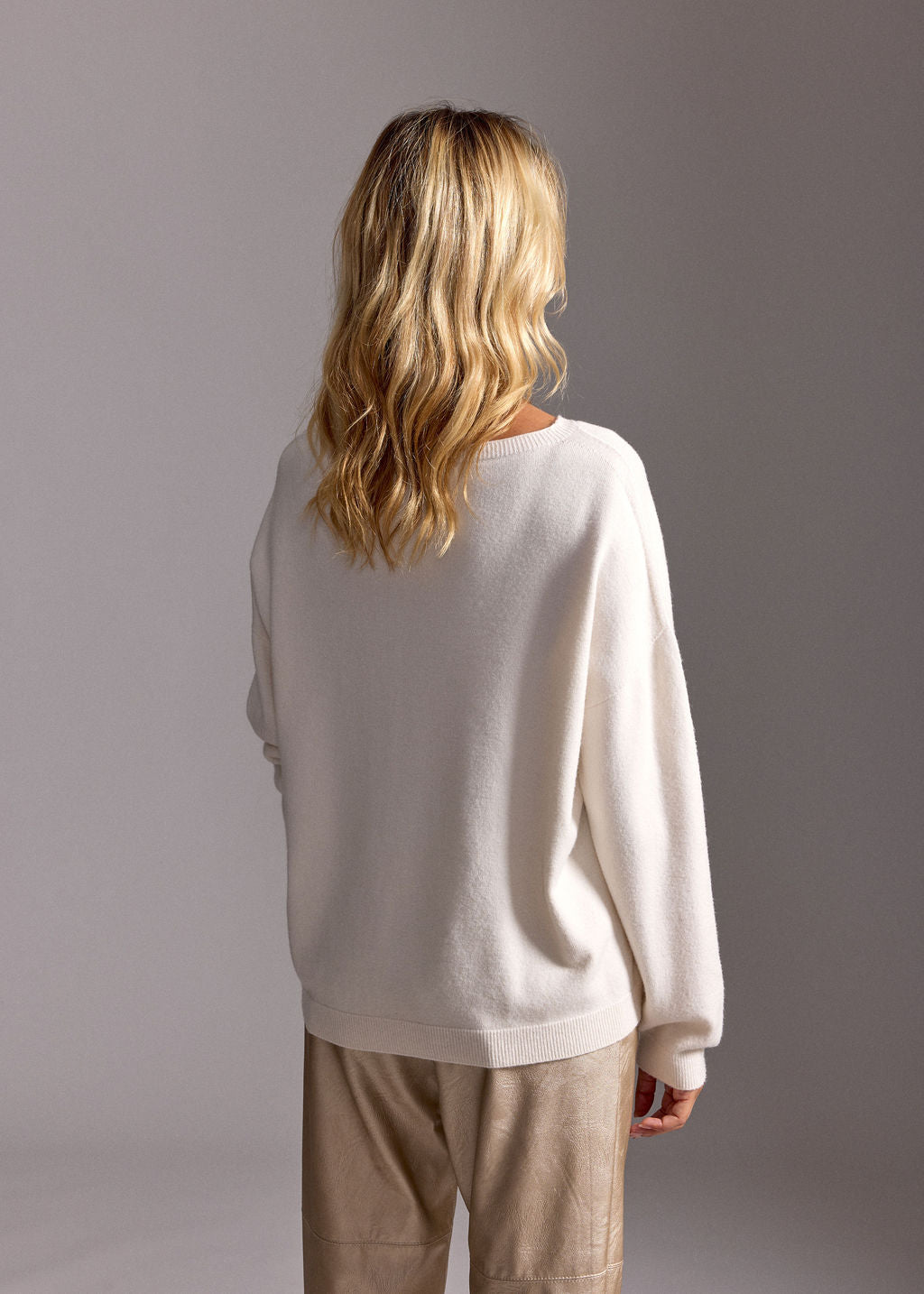 PULL AMPLE UNIE ELA ECRU