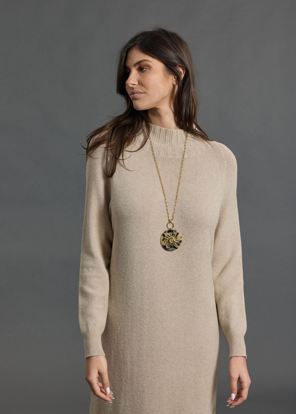 ROBE LONGUE EN MAILLE KARIN