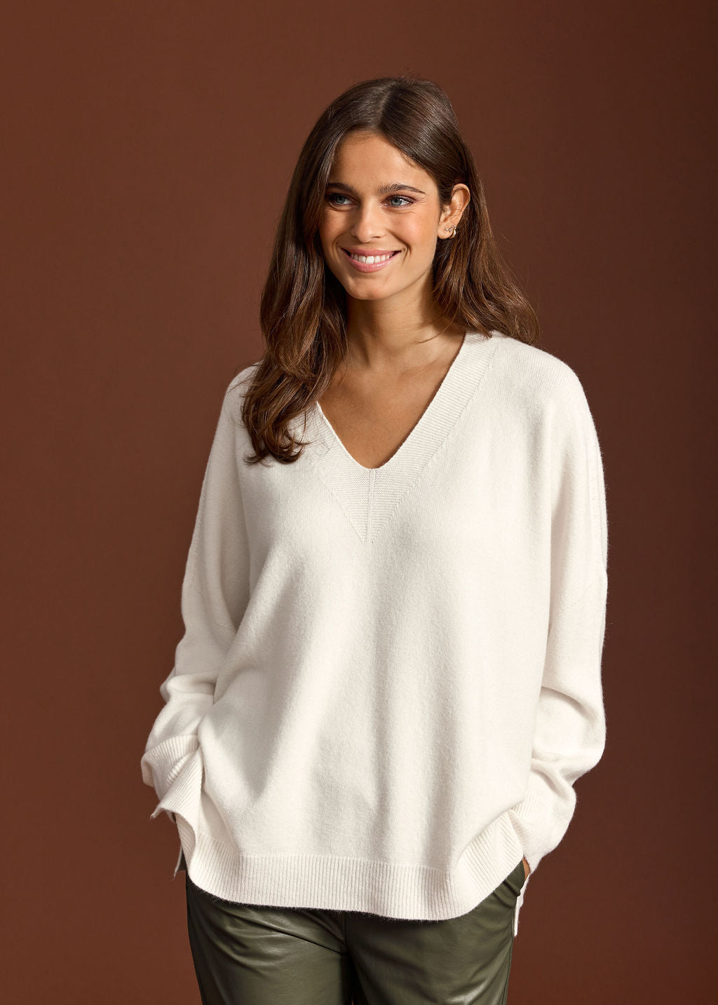 PULL PONCHO LOUISE ECRU