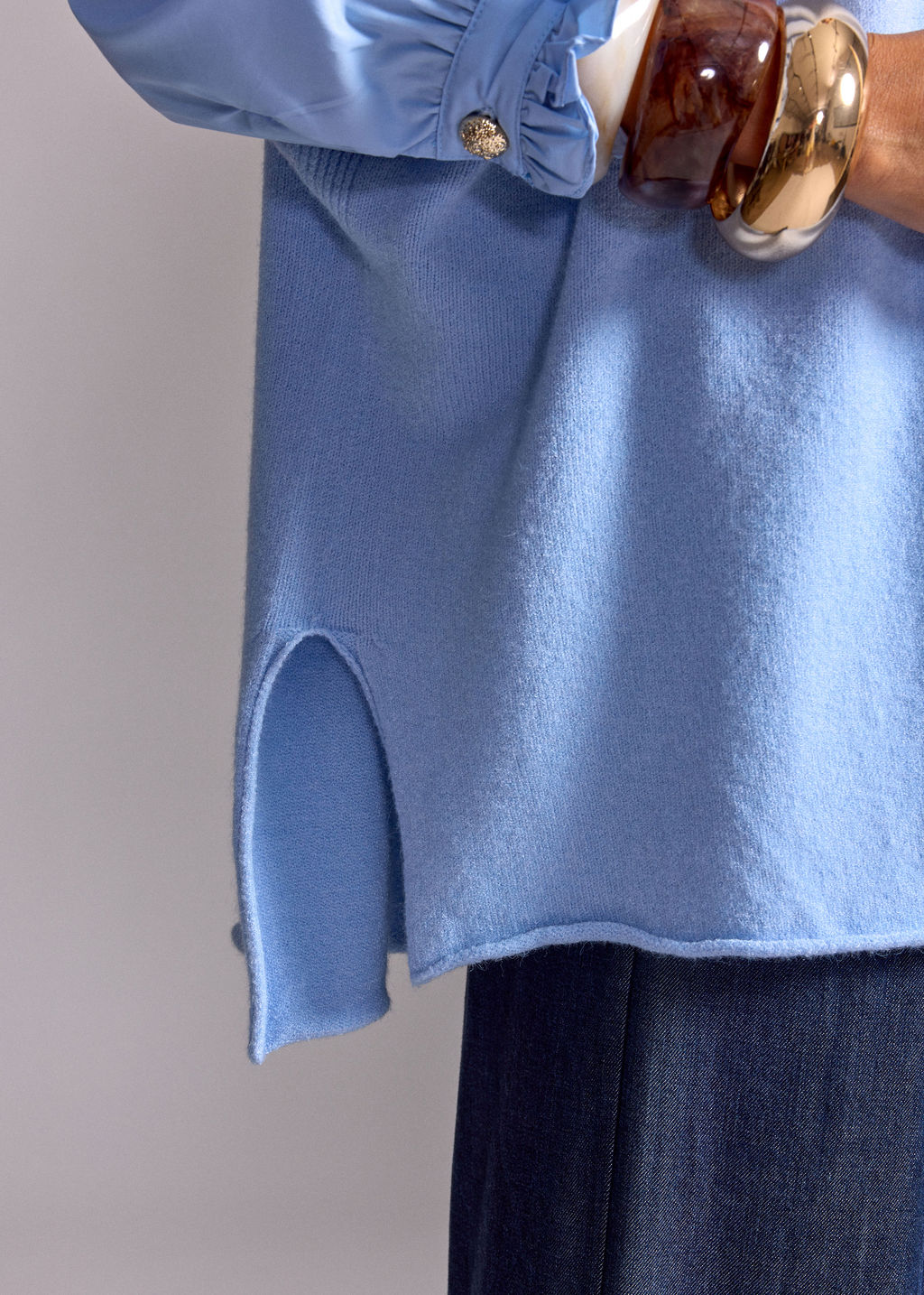 GILET SANS MANCHES MACHA CIEL